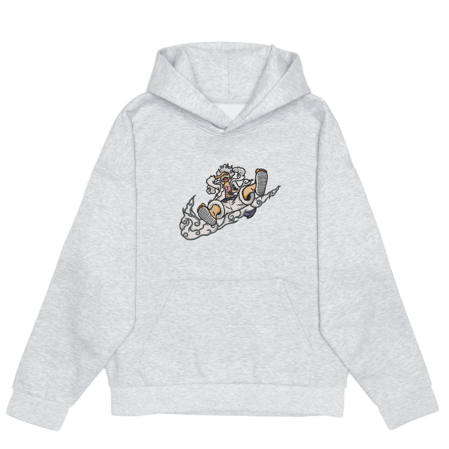 Luffy Gear 5 Embroidered Hoodie