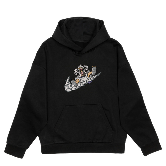 Luffy Gear 5 Embroidered Hoodie